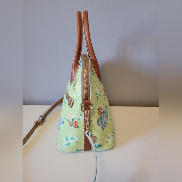 Dooney & Burke Disney Orange Bird Epcot Flower & Garden Festival Satchel, BNWOT - Picture 4 of 12